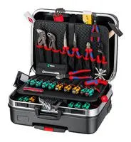 Tool Case, Big Basic Move, Mechanic, 79 Pcs, Telescopic Handle Set, Flips Locks, Screwdriver Set