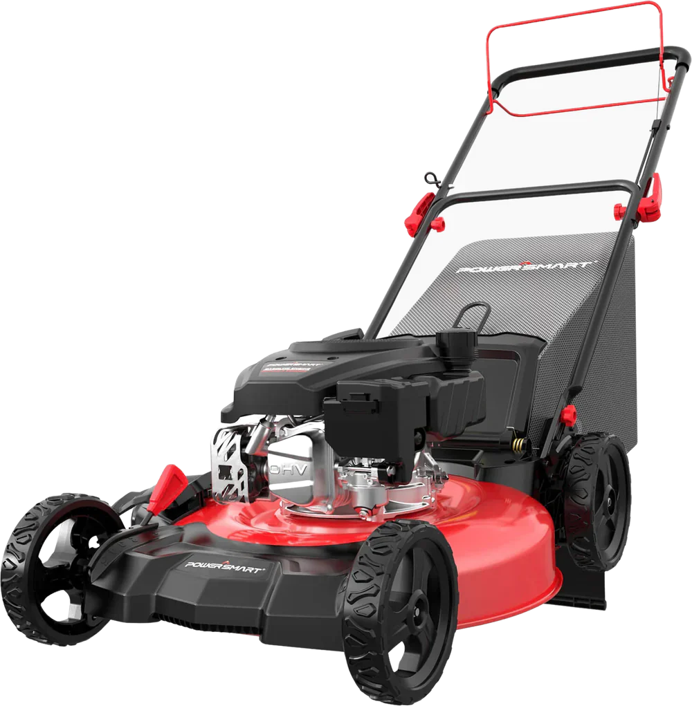 Powersmart V8621S 3-In-1 Lawn Mower 21" Self-Propelled 170cc Gas Engine Red New