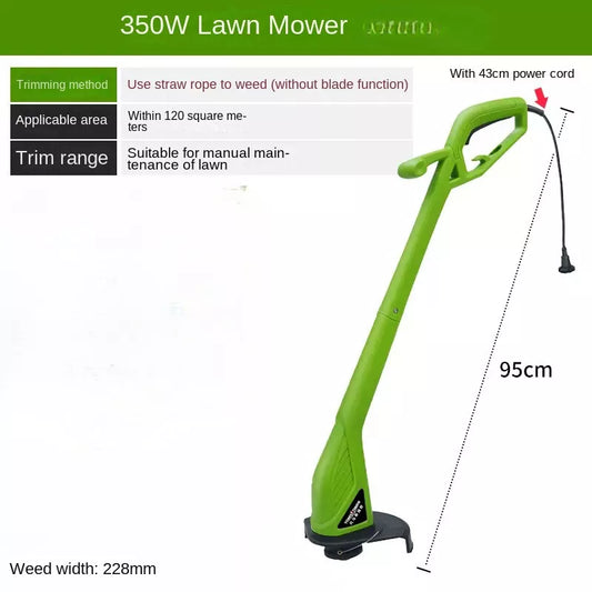 Electric Lawn Mower 220 Volt Lawn Mower Small Home Electric Lawn Trimmer